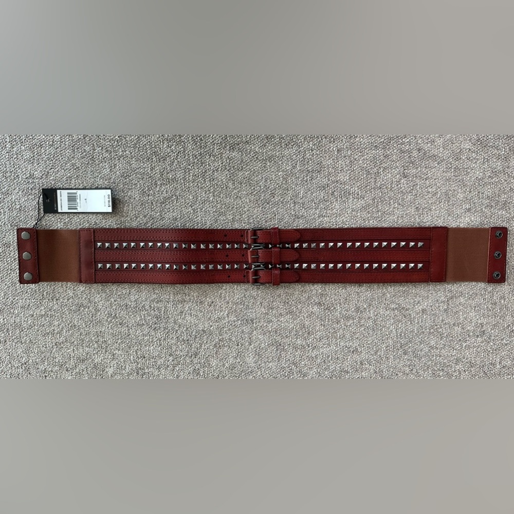 New BCBG MaxAzria Studded belt